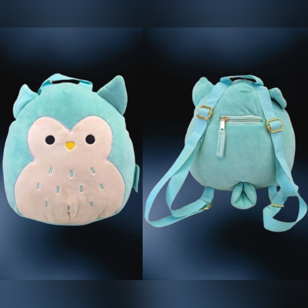 Winston the Owl 10" Squishmallow Backpack